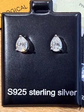 925 Silver GRA certified Moissanite diamond earrings